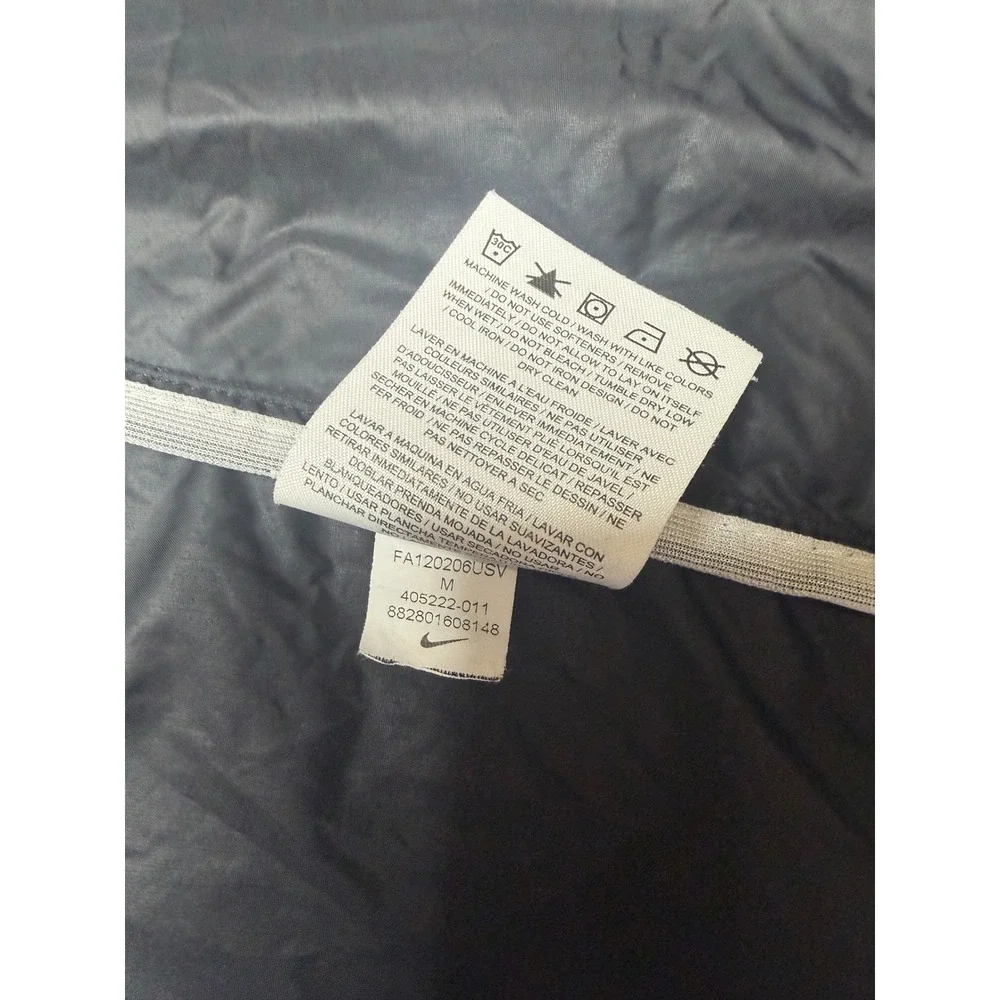 Nike Windrunner Women Black White Full Zip Running Jacket 405222-011 Medium - Picture 8 of 8